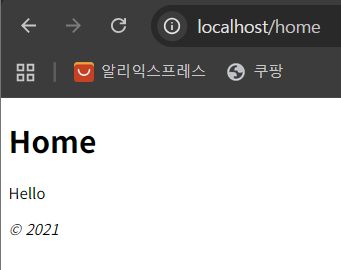 localhost/home